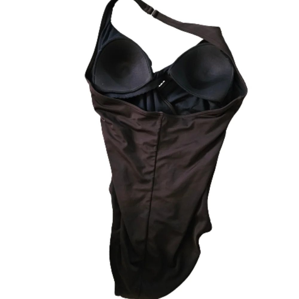 Lands' End Brown Swimsuit - Picture 2 of 5